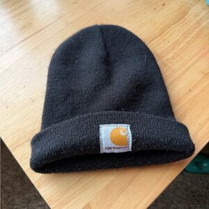 Toddler Carhartt Black Beanie/ Winter hat